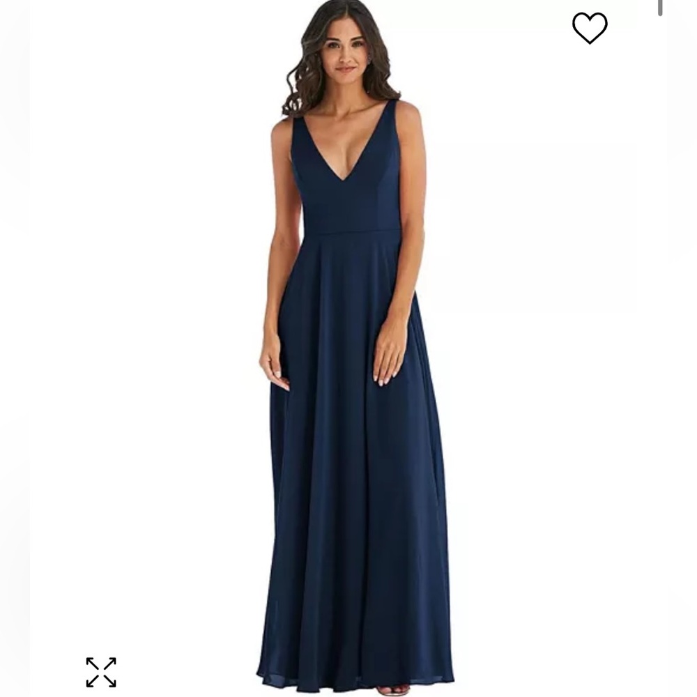 After Six Navy Formal Maxi Dress Gown Size 10